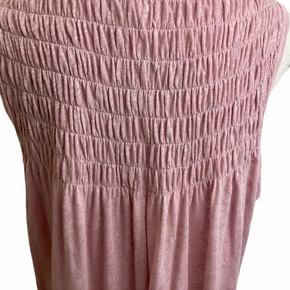 We The Free Anthropologie New To Town Tank Top Woman's XS Oversized Pink EUC - Picture 10 of 12